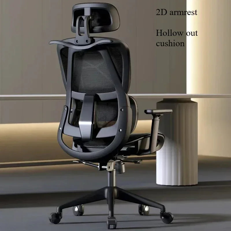 Office Chair Gaming Desk Ergonomic Computer Adjustable Armrests 3D Headrest Chair Lift Chair Back Can Tilt Back with Foot Pedals