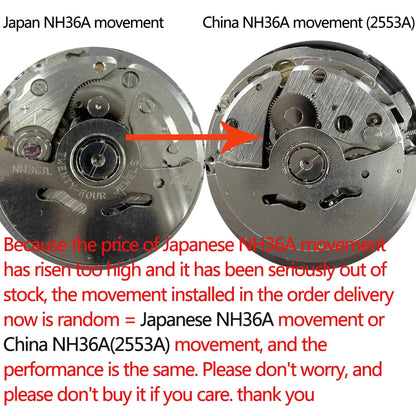 Relógio de mergulho masculino Heimdallr Sharkey Monster V2 em aço inoxidável 316L, movimento Japan NH36A, 200M à prova de água, relógios mecânicos para homem