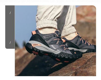 HUMTTO Hiking Shoes for Women Wear-resistant Outdoor Women's Sports Shoes Lace-Up Climbing Trekking Sneakers Woman 110609B