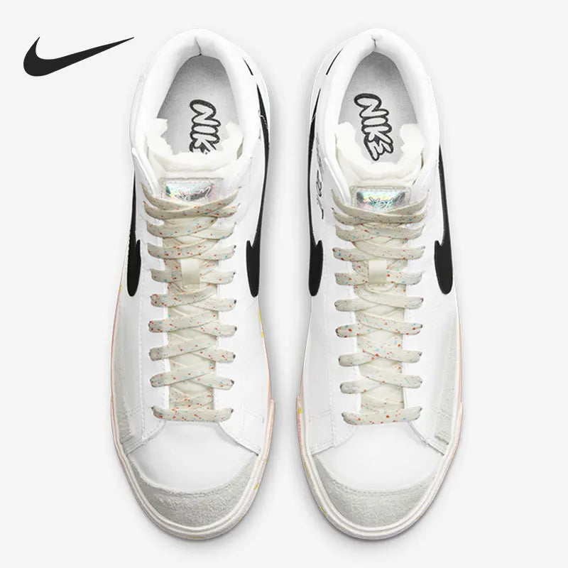 „Nike Authentic“ sezoniniai unisex „Blazer Mid High-Top“ kasdieniai sportiniai bateliai DJ4278-101