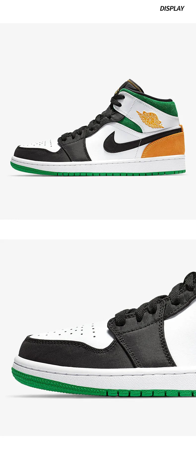Nike genuine AIR JORDAN1 MID SE AJ1 men's sports basketball shoes 852542-101