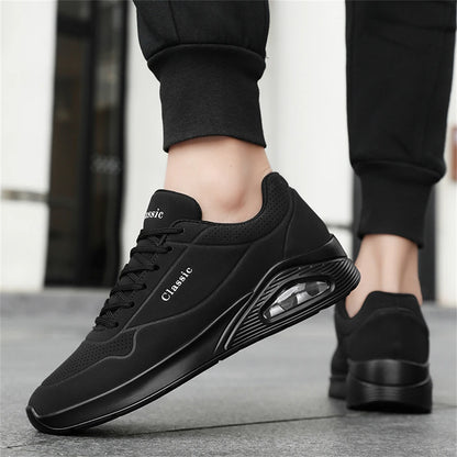 Men's Breathable Shock-Absorbing Running Shoes with Air Cushion Lightweight Low-Top Sneakers for Gym Training Casual Wear