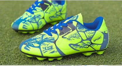 Buty piłkarskie dla dzieci Sports Society Field Chłopięce buty do piłki nożnej Futsal Szybkie buty do halowej piłki nożnej Oryginalne buty z kolcami do kostek Buty piłkarskie