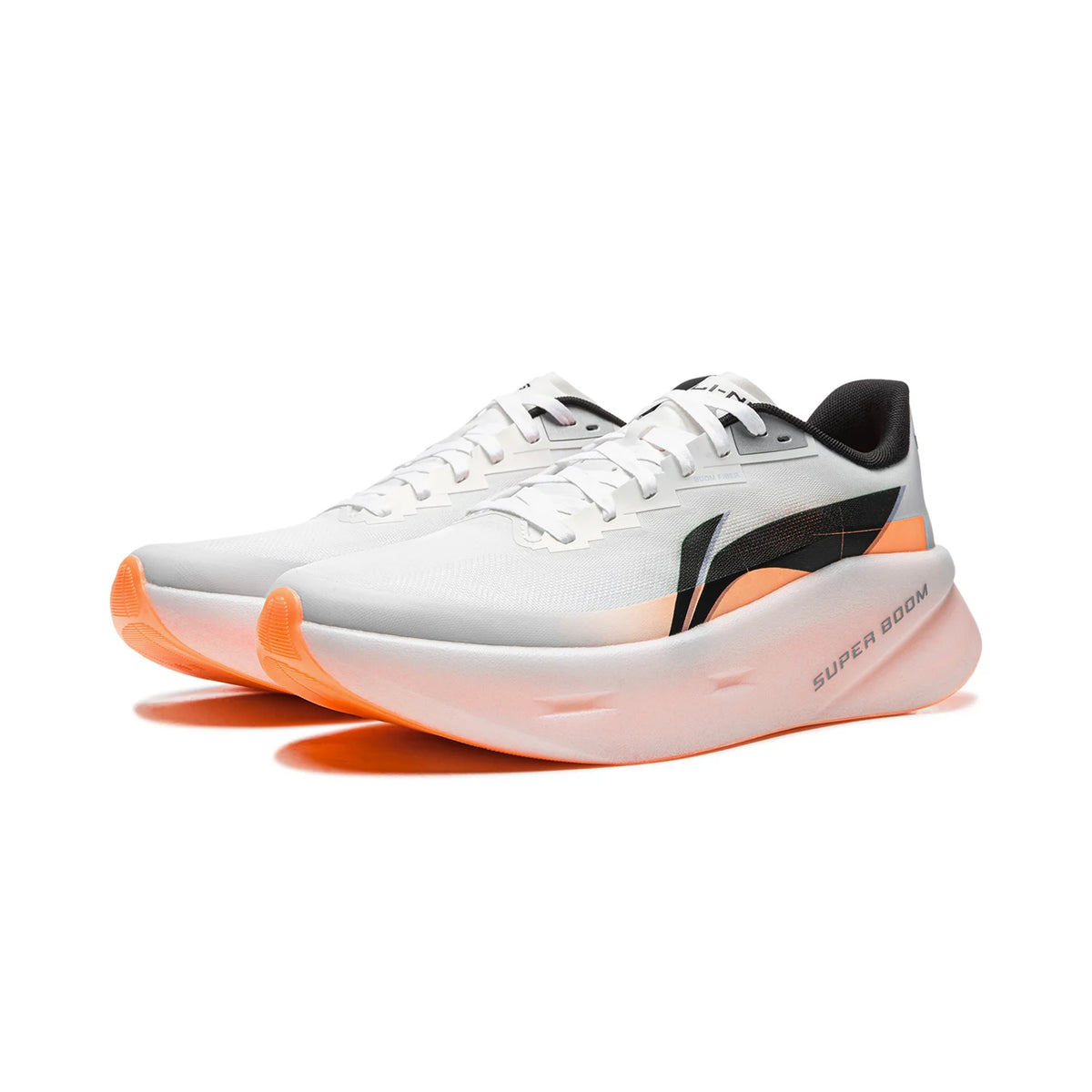 Li-Ning Men's CHAOYING PRO Cushion Running Shoes BOOM FIBER Breathable Lightweight Rebound LiNing Daily Sports Shoes ARBW003