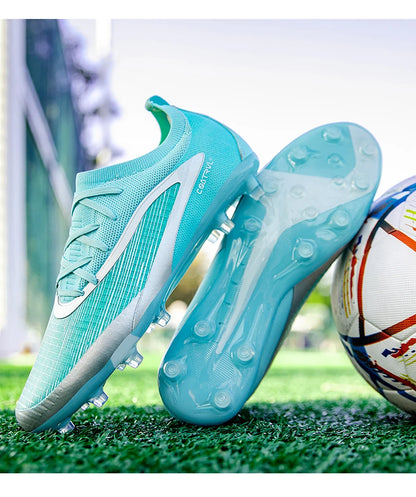 New Men Football Boots Sport Adult Long Spikes Soccer Shoes Training Outdoor Cleats Breathable Non Slip Boys Match Comfortable