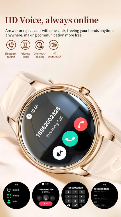 New COLMI L28 Air Ultra-thin Smartwatch 1.32 inch AMOLED Display, Women's Health Management, Exquisite Smart Watch For iOS Phone