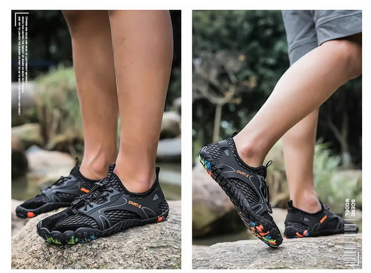 Męskie buty do brodzenia, buty plażowe typu „barefoot”, antypoślizgowe i odporne na zużycie, buty do pływania pod prąd, damskie buty do sportów wodnych na świeżym powietrzu