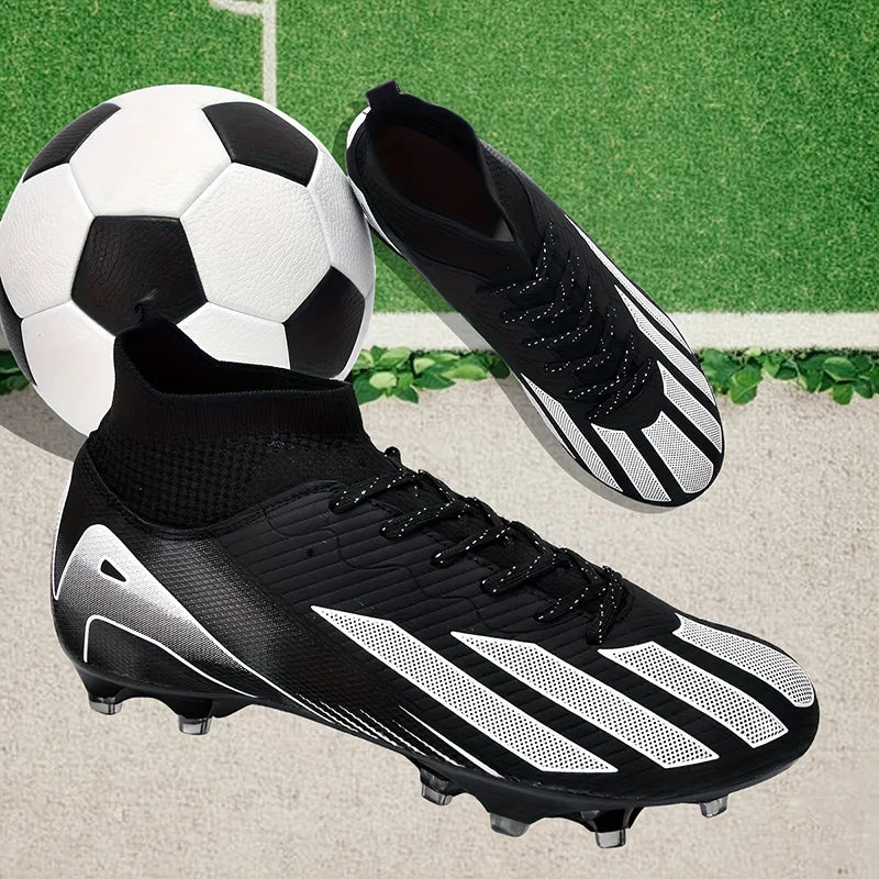 New Men Soccer Shoes Adult Non-Slip Football Boots Cleats Boys Ultralight Sport Sport Outdoor Comfortable Training Match Grass