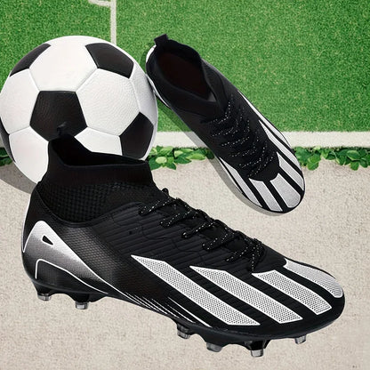 New Men Soccer Shoes Adult Non-Slip Football Boots Cleats Boys Ultralight Sport Sport Outdoor Comfortable Training Match Grass