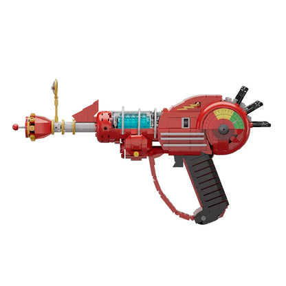 Gobricks MOC Call of Duty Ray Gun Bricks Model Shooting Game Red Laser Gun Weapons Building Blocks DIY Assembly Toys Kids Gifts