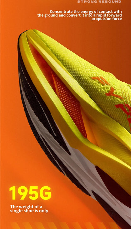 QIAODAN Feiying Plaid 3 Carbon Plate Men Running Shoes 2026 Marathon Racing Sneakers Rebound Cushion Athletic Shoes QDB023262290