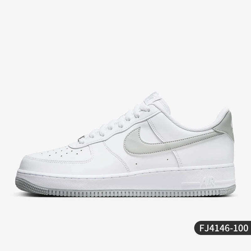 Nike Official Authentic Air Force 1 '07 Men's Breathable and Wear-Resistant Casual Shoes FJ4146-100