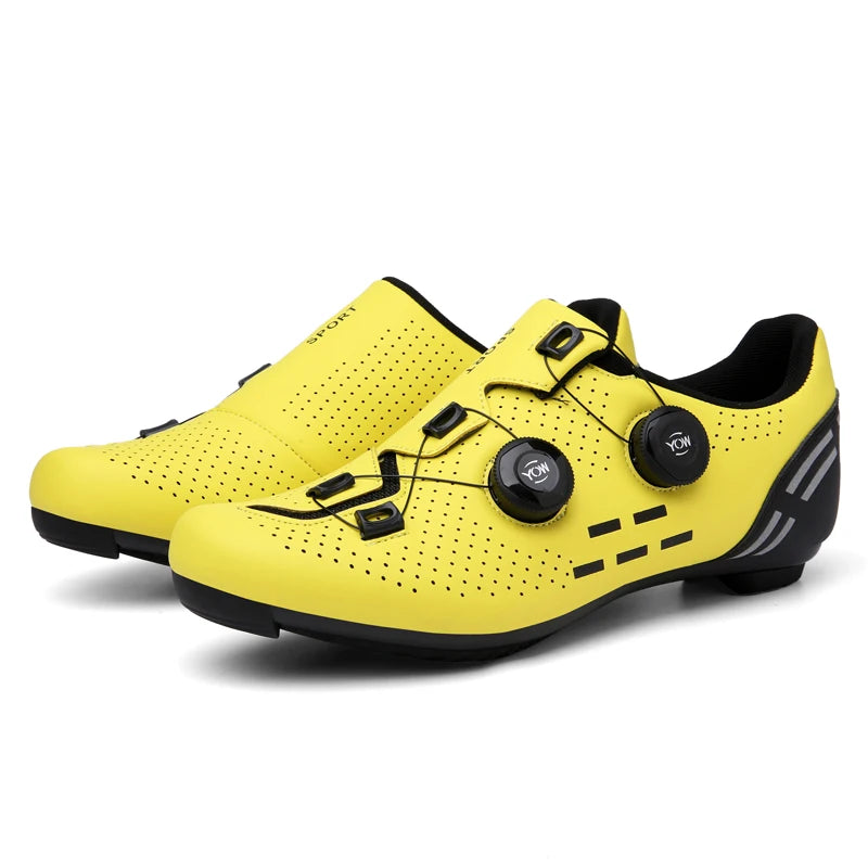 High-Quality Cycling Shoes Men's SPD Self-Locking Racing Bicycle Sports Shoes Women's MTB Mountain Non-Slip Cycling Shoes 36-47
