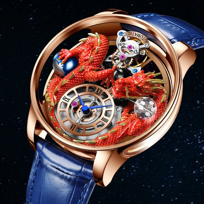 Relógio masculino PINDU Design 2025 NOVO Diamond Tourbillion, relógio de luxo Astronomia de marca premium, quartzo, vidro de safira, impermeável