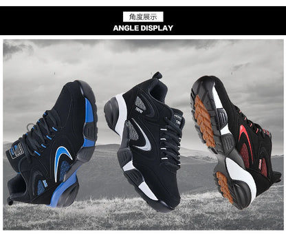 Men's Snow Boots Winter Warm Couple Casual Sneakers Fashion Leather Outdoor Sport Running Tenis Men Non-slip Big Size 48 Trainer