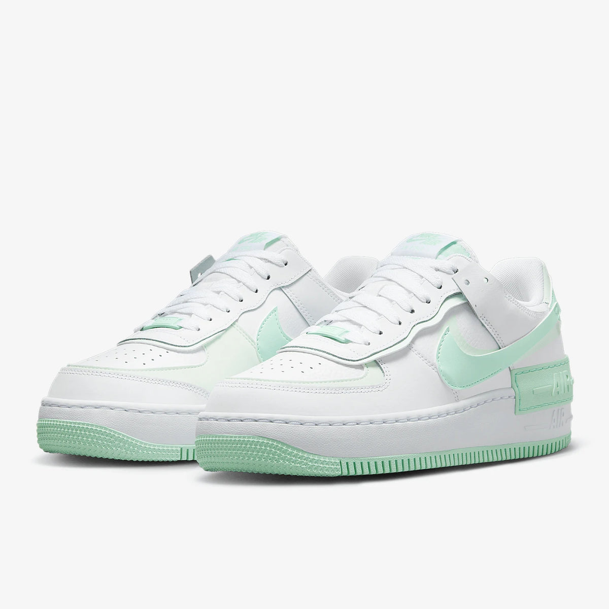 Nike Genuine AIR FORCE 1 Women's Thick-Sole Low-Top Classic Sneakers FZ3773-100