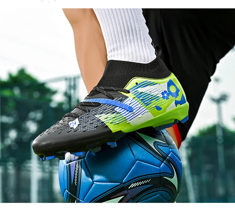 Football Boots Men Professional Soccer Shoes Sneaker Field Long Spikes Outdoor Competition Non Slip Comfortable Training Shoes