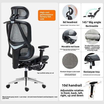 Internet Celebrity Ergonomic Chair Office Chair Back Chair Home Computer Chair Gaming Chair Sturdy and Durable