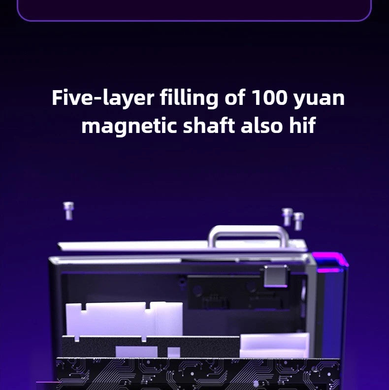 Magnetic Keyboard mechanical Aula Hero68he wired RGB 65% teclados gamer Hot-Swap pc 8000 Hz Polling Rate white clavier mecanique