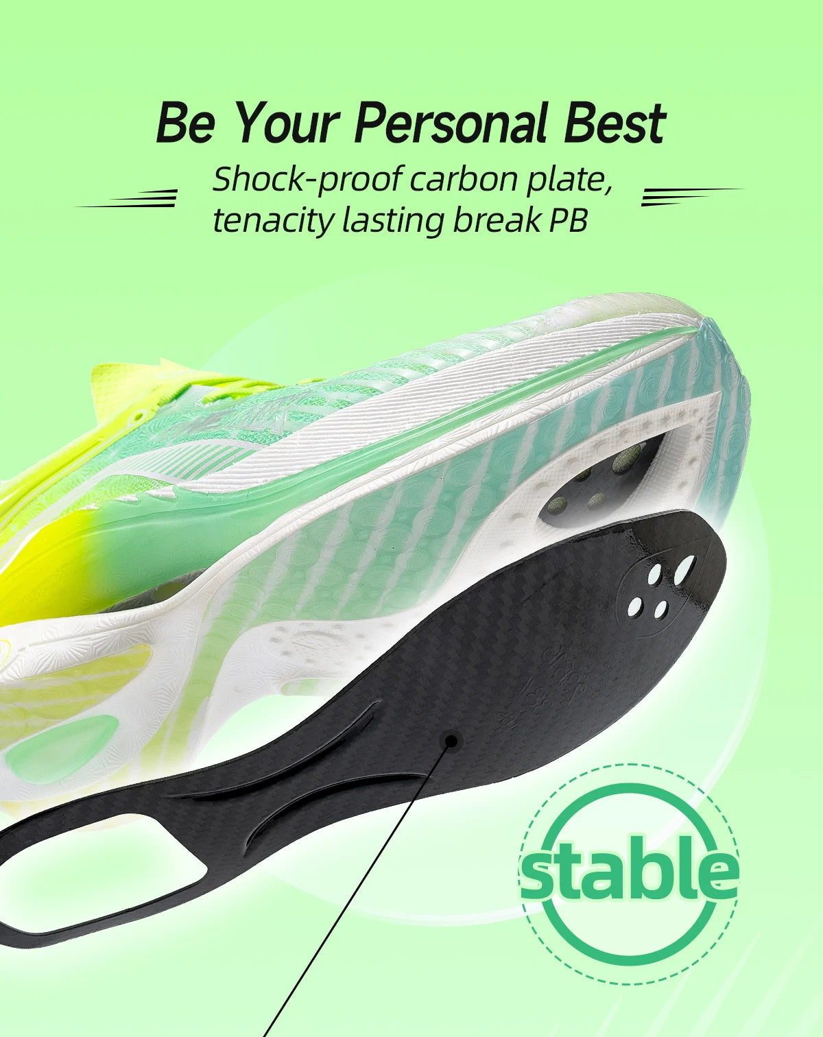 ONEMIX Carbon Plate Marathon Running Racing Shoes Professional Stable Support Shock-relief Ultra-light Rebound Sneakers