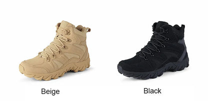 Botas Táticas de Combate Melhoradas para Homem, Calçado Outdoor de Treino, Campismo, Antidesgaste, Resposta Rápida, Caminhada, Pesca e Caça