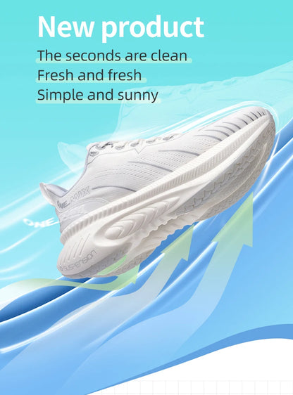 ONEMIX New Top Cushioning Running Shoes for Man Athletic Training Sport Shoes Outdoor Non-slip Wear-resistant Sneakers for Men