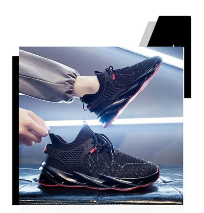 Men's Comfortable Running Shoes Breathable Sporty Casual Versatile Heightening Dad Shoes Autumn New Arrival Low Cut Sneakers