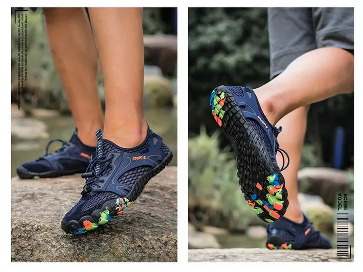 Męskie buty do brodzenia, buty plażowe typu „barefoot”, antypoślizgowe i odporne na zużycie, buty do pływania pod prąd, damskie buty do sportów wodnych na świeżym powietrzu
