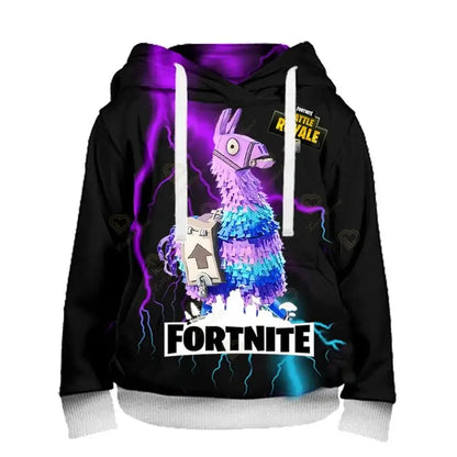 Ανδρικό φούτερ με κουκούλα Fortnite, μοντέρνα μπλούζα με 3D εκτύπωση, φούτερ με κουκούλα Battle Game για αγόρια και κορίτσια, χιπ χοπ, ανδρικό casual πανωφόρι