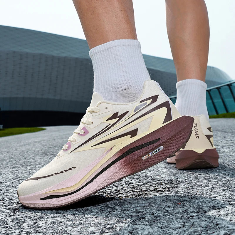 Sapatilhas desportivas unissexo modernas com atacadores para corrida, absorção de impacto, antiderrapantes, com efeito rebound, para treino, modelo 2026, sapatilhas de fitness outdoor