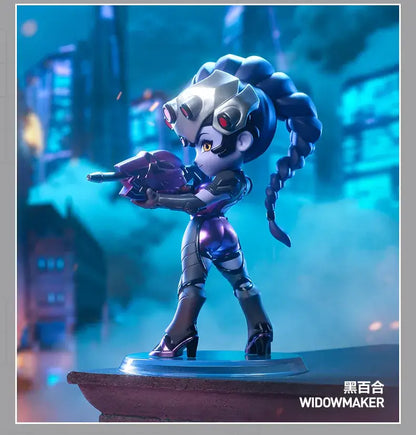 POP MART Overwatch Play of The Game Series Blind Box Mystery Box Toys Kawaii Ornaments Figurines Home Decor Desktop Model Dolls