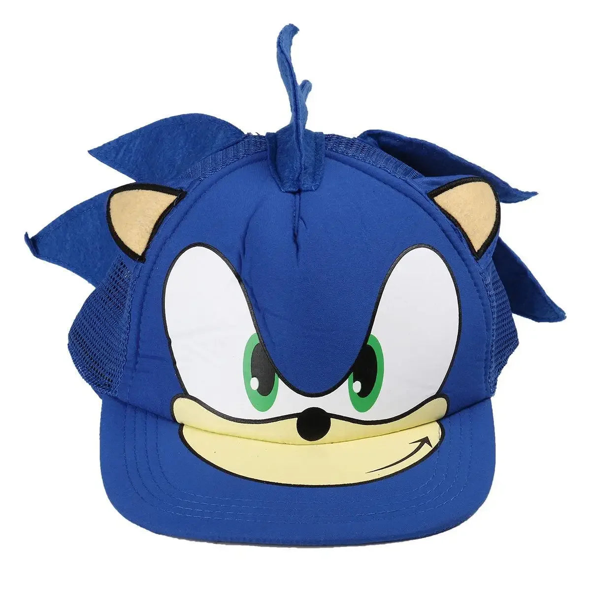 Hot-selling Anime Cartoon Hedgehog Shadow Hat Sonic Character Movable Doll Summer Mesh Hat Baseball Cap Children's Gift