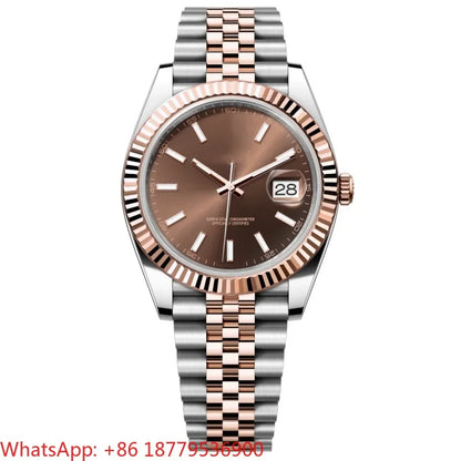 2026 Men's 904L Stainless Steel Automatic Mechanism Sapphire glass 41MM Watches Customized