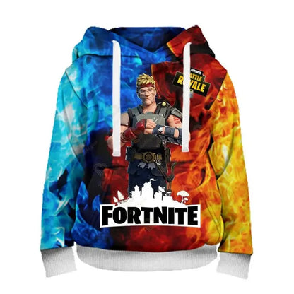 Ανδρικό φούτερ με κουκούλα Fortnite, μοντέρνα μπλούζα με 3D εκτύπωση, φούτερ με κουκούλα Battle Game για αγόρια και κορίτσια, χιπ χοπ, ανδρικό casual πανωφόρι