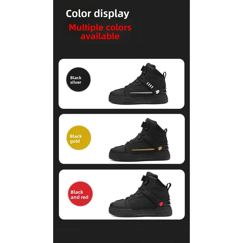 Motorcycle Boots Men Biker Shoes Moto Sneaker Microfiber Leather Adventure Motocross Shoes Anti-slip Motorcycle Equipment
