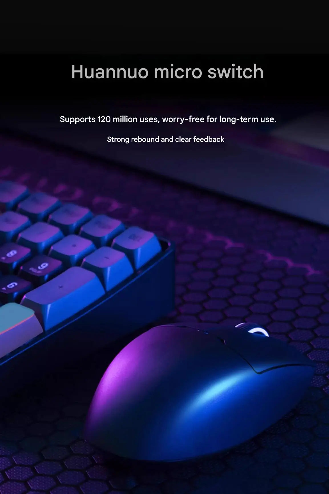 Aigo GM80 PLUS PRO Wireless Gaming Mouse, Bluetooth PAW3395/PAW3311 Lightweight Three-Mode Gaming Mouse with 1000Hz Polling Rate