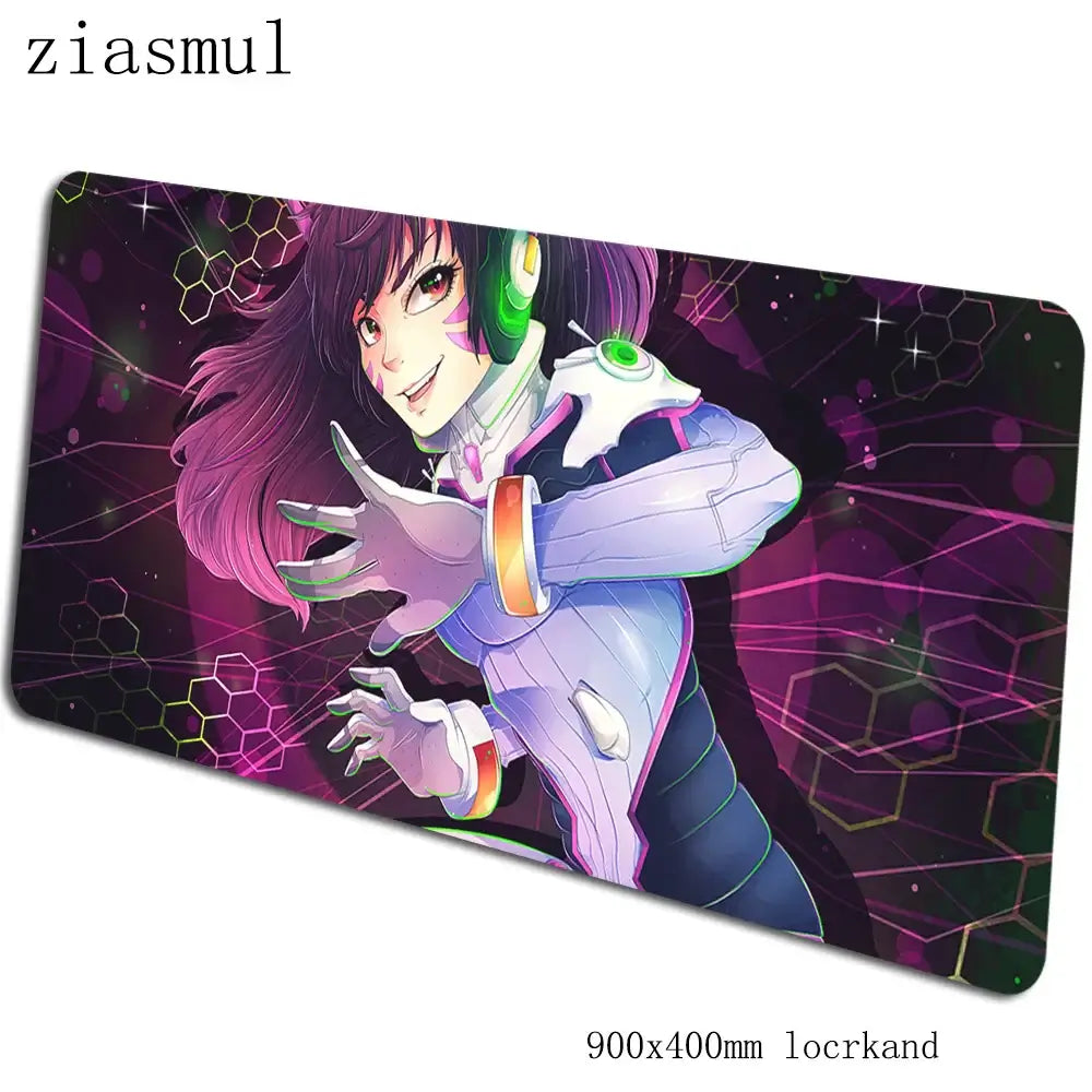 Tapete de rato Overwatch 90x40cm, tapete de rato gaming aesthetic, tapete de rato gamer personalizado elegante para teclado e PC