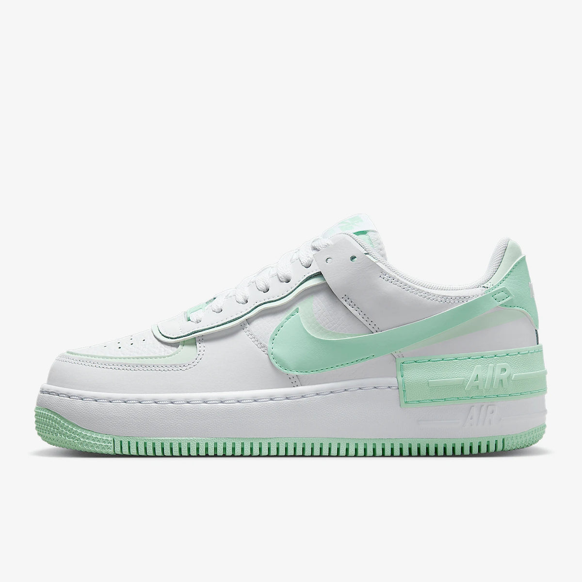 Nike Genuine AIR FORCE 1 Women's Thick-Sole Low-Top Classic Sneakers FZ3773-100