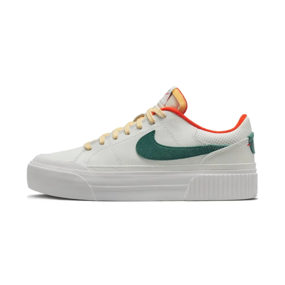 Nike Court Legacy Lit Leather Comfort Slip-Resistant Cushioned Durable Low-Top Tennis Shoes FD0355-133