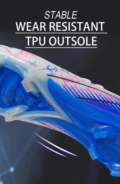 New Men's Football Boots Wholesale Cleats Non-Slip Sneakers Training Soccer Shoes Top Quality FG Drop Shipping Unisex Adult