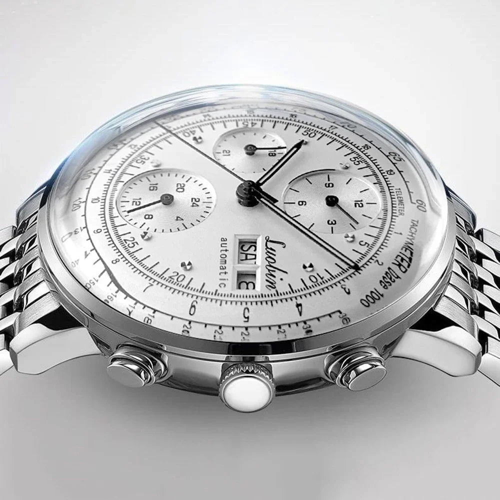 Relógio de Luxo para Homem, Automático Mecânico, de Corda Automática, Business, em Aço Inoxidável, Luminoso, Relojes Para Hombre 2020