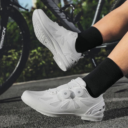 Scarpe da mountain bike non bloccanti da uomo senza tacchette, scarpe da ciclismo su strada RB Speed senza tacchetta, sneaker MTB da donna per pedali flat