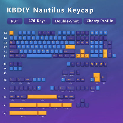 KBDiy GMK MarrsGreen Keycap teclas ISO de PBT double shot con perfil Cherry para kit DIY de teclado mecánico gamer Gaming Point KeyCap