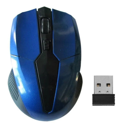 Rato sem fios 2.4Ghz 1200DPI, rato gaming ótico ajustável sem fios, para casa, escritório, jogos, PC, computador e portátil