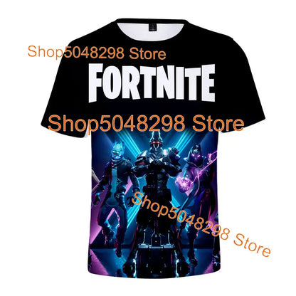 Μπλουζάκι Bushranger Fortnite για παιδιά, 3D εκτύπωση Banana Peely, T-shirt για άνδρες και γυναίκες, Tee Battle Royale Game, καλοκαιρινά τοπ, δώρα γενεθλίων