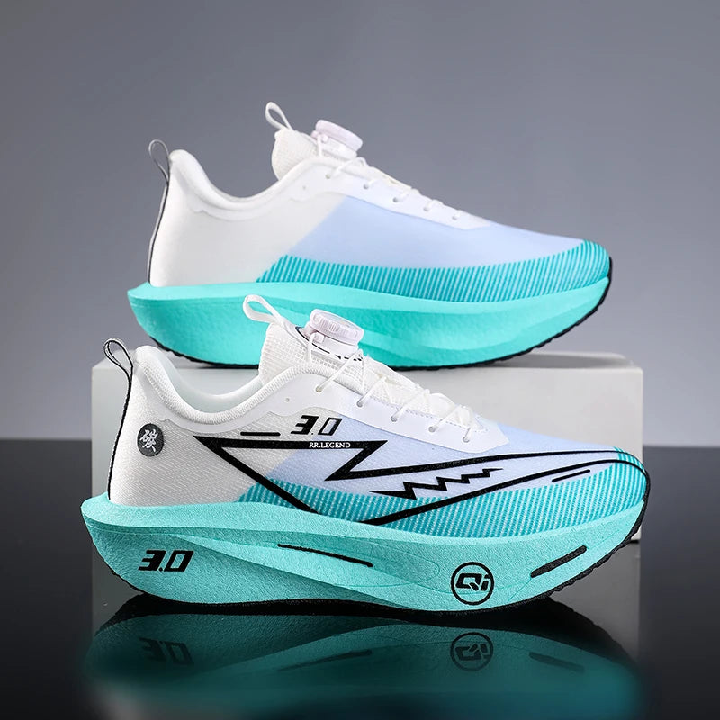 Ténis de corrida 2026 com placa de carbono para maratona, desportivos para homem, respiráveis, leves, confortáveis para mulher, atléticos, antiderrapantes e casuais, novidade