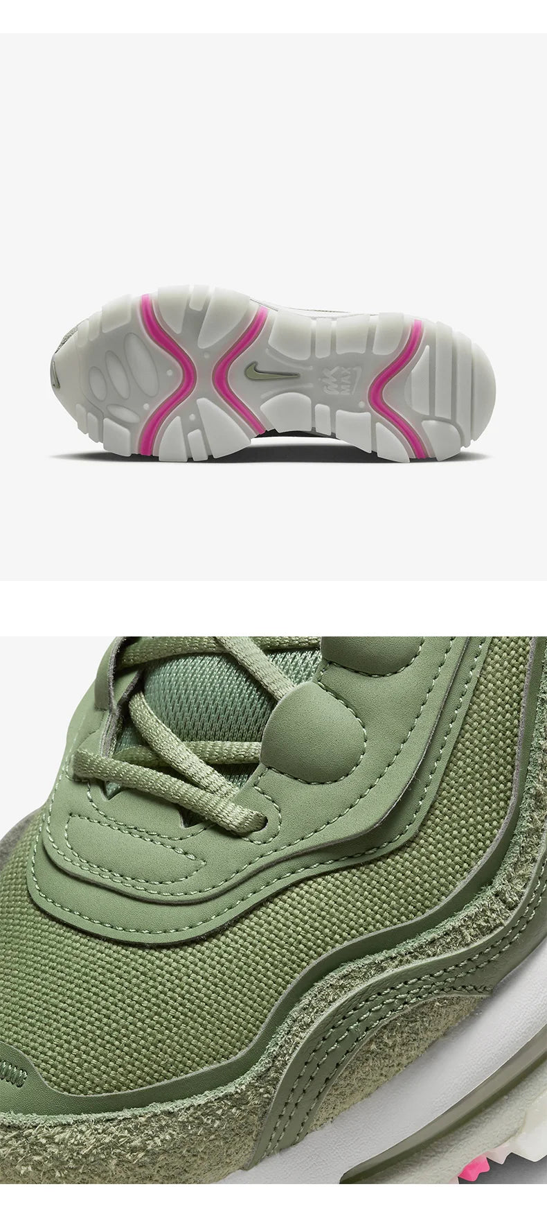 Chaussures de course Nike Air Max 97 pour femme, à amorti d'air et respirantes, FB4496-300