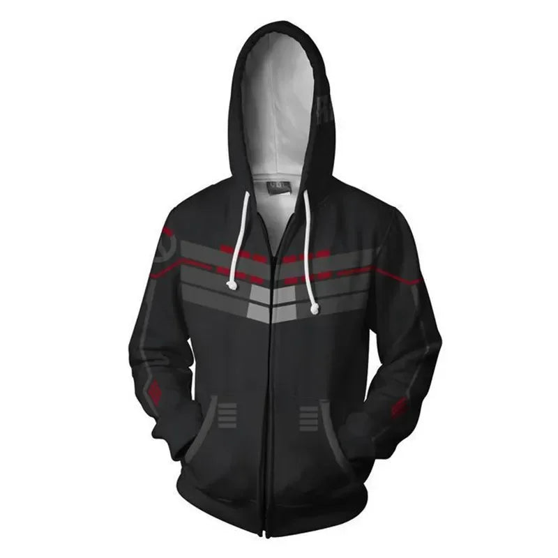 Sweatshirt com Capuz de Anime e Gaming com Impressão 3D Overwatches DVA DJ, Fato de Cosplay, Casaco com Capuz para Mulher, Homem e Casal, Top de Vestuário