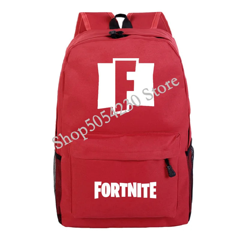 Mochila Fortnite Games, mochila escolar Fortnite para adolescentes, unissexo, com compartimento para portátil, para escola, viagens e uso casual