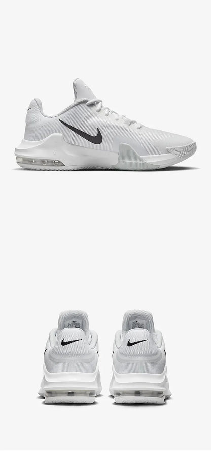 Nike Official Genuine Air Max Impact 4 stødabsorberende basketballsko til mænd DM1124-100